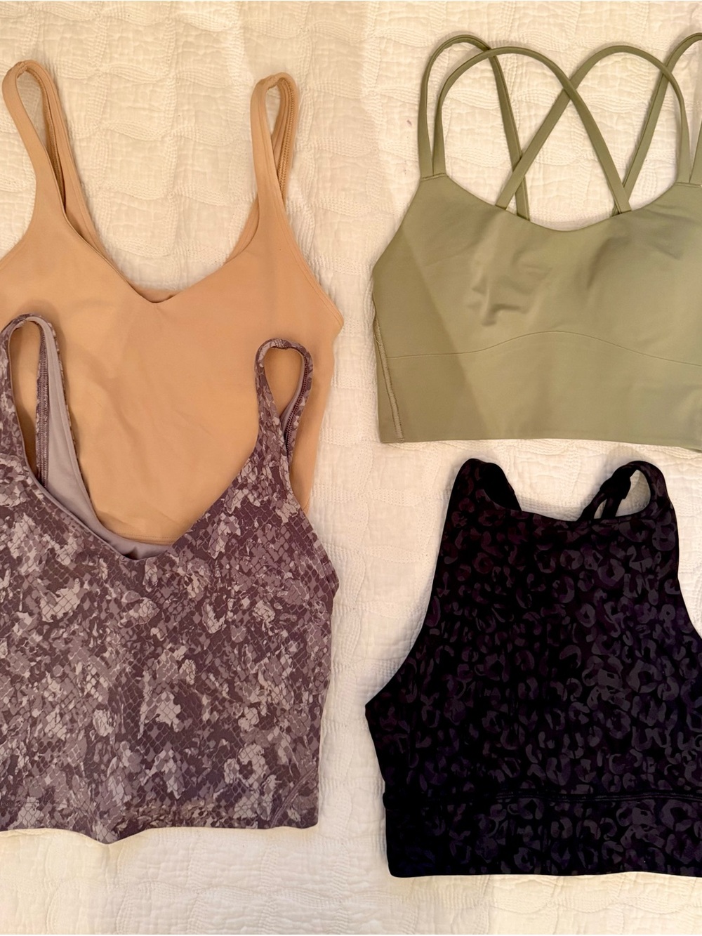 Lululemon Align Tank Tops, Size 2, 4-piece bundle